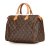 Louis Vuitton B Louis Vuitton Brown Monogram Canvas Canvas Monogram Speedy 30 France