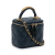 Chanel AB Chanel Blue Navy Lambskin Leather Leather Small Lambskin Top Handle Vanity Bag France