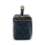 Chanel AB Chanel Blue Navy Lambskin Leather Leather Small Lambskin Top Handle Vanity Bag France