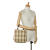 Burberry AB Burberry Brown Beige Canvas Fabric House Check Handbag China