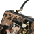 Dolce&Gabbana AB Dolce & Gabbana Brown Calf Leather Leopard Embroidered Box Satchel Italy