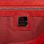 Fendi B Fendi Red Suede Leather Double Flap Shoulder Bag Italy