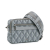 Christian Dior AB Dior Gray Coated Canvas Fabric CD Diamond Safari Bag with Strap Italy