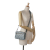 Christian Dior AB Dior Gray Coated Canvas Fabric CD Diamond Safari Bag with Strap Italy