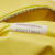 Bottega Veneta AB Bottega Veneta Yellow Lambskin Leather Leather Mini Double Knot Italy