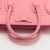 Celine Luggage Nano Drummed Calfskin Leather 2-Ways Tote Bag Pink