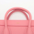 Celine Luggage Nano Drummed Calfskin Leather 2-Ways Tote Bag Pink