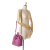 Bottega Veneta B Bottega Veneta Purple Magenta Nappa Leather Leather Nappa Intrecciato Bucket Bag Italy