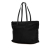 Prada AB Prada Black Nylon Fabric Saffiano Trimmed Tessuto Tote Italy