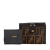 Fendi B Fendi Brown Canvas Fabric Zucca Small Wallet Italy