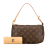 Louis Vuitton B Louis Vuitton Brown Monogram Canvas Canvas Monogram Pochette Accessoires France