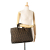 Fendi B Fendi Brown Canvas Fabric Large Zucca Twins Tote Italy