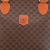 Celine B Celine Brown Coated Canvas Fabric Macadam Handbag Italy