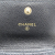 Chanel AB Chanel Black Caviar Leather Leather Quilted Caviar Boy Card Holder with Chain France