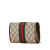 Gucci AB Gucci Brown Beige Coated Canvas Fabric Mini GG Supreme Rajah Web Chain Crossbody Italy