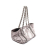 Chanel AB Chanel Silver Calf Leather Medium Metallic skin Modern Chain Tote Italy