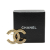 Chanel B Chanel Gold Gold Plated Metal CC Rhinestones Brooch France