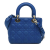 Christian Dior AB Dior Blue Dark Blue Lambskin Leather Leather Small Lambskin Cannage My ABC Lady Dior Italy