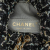 Chanel B Chanel Black Calf Leather Small CC skin and Tweed Drawstring Bucket Bag Italy