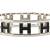 Hermès AB Hermès Silver Silver Metal Rondo Ash H Bangle France