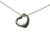 Tiffany & Co Tiffany Silver Elsa Peretti Sterling Silver Open Heart Pendant Necklace Spain