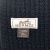 Hermès AB Hermès Blue Navy Wool Fabric Cashmere Knit Scarf Italy