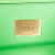 Fendi B Fendi Green Calf Leather Zucca Embossed Chain Midi Baguette Italy