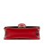 Valentino B Valentino Red Calf Leather Mini Rockstud Glam Lock Crossbody Italy