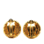 Chanel B Chanel Gold Gold Plated Metal CC Clip On Earrings France