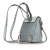 Chloé B Chloé Blue Light Blue Calf Leather Medium skin and Suede Faye Backpack Italy