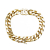 Chanel AB Chanel Gold Gold Plated Metal CC Chain Bracelet France