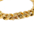 Chanel AB Chanel Gold Gold Plated Metal CC Chain Bracelet France