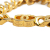 Chanel AB Chanel Gold Gold Plated Metal CC Chain Bracelet France