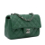 Chanel B Chanel Green Lambskin Leather Leather Mini Rectangular Classic Lambskin Single Flap France