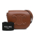 Celine B Celine Brown Calf Leather skin Triomphe Folco Crossbody Italy