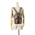 Gucci AB Gucci Brown Beige Coated Canvas Fabric Small GG Supreme Ophidia Backpack Italy