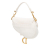 Christian Dior AB Dior White Canvas Fabric Mini Oblique Saddle Italy