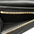 Salvatore Ferragamo B Ferragamo Black Calf Leather Studded Compact Wallet Italy