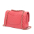 Chanel B Chanel Pink Lambskin Leather Leather Medium Classic Chevron Lambskin Double Flap France