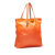 Prada B Prada Orange Nylon Fabric Tessuto Tote Italy