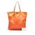 Prada B Prada Orange Nylon Fabric Tessuto Tote Italy