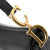 Christian Dior B Dior Black Calf Leather Mini Saddle Italy