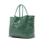 Goyard AB Goyard Green Coated Canvas Fabric Goyardine Saint Louis GM France