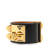 Hermès AB Hermès Black Calf Leather Collier de Chien Bracelet S France