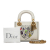 Christian Dior AB Dior White Calf Leather Niki de Saint Phalle Mini skin Lady Dior Italy