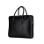 Saint Laurent AB Saint Laurent Black Calf Leather Grain De Poudre Duffle Briefcase Italy