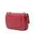 Chanel B Chanel Red Caviar Leather Leather Small Quilted Caviar Studded Chain Handle Flap Italy