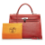 Hermès AB Hermès Red Calf Leather 2004 Togo Kelly 35 France