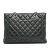 Chanel B Chanel Silver Caviar Leather Leather Metallic Caviar Grand Shopping Tote Italy