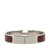 Hermès B Hermès Brown Dark Brown with Silver Enamel Other Narrow Clic Clac H Bracelet PM France